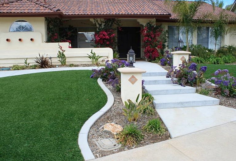 How to install artificial grass over concrete